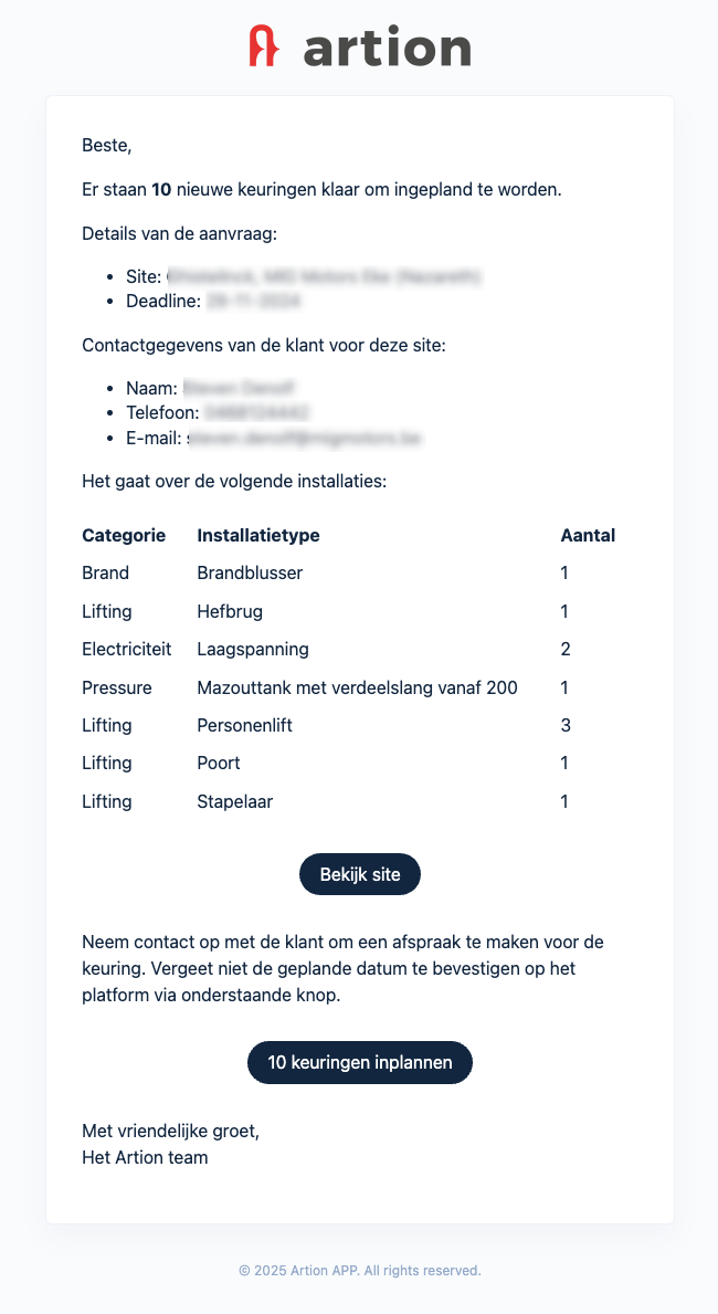 bundeling aanvragen